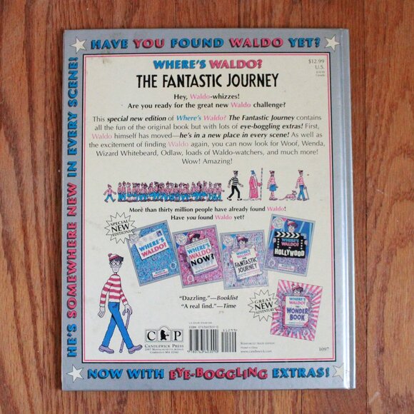 Vintage "Where's Waldo The Fantastic Journey" Search Activity Book - Picture 2 of 7